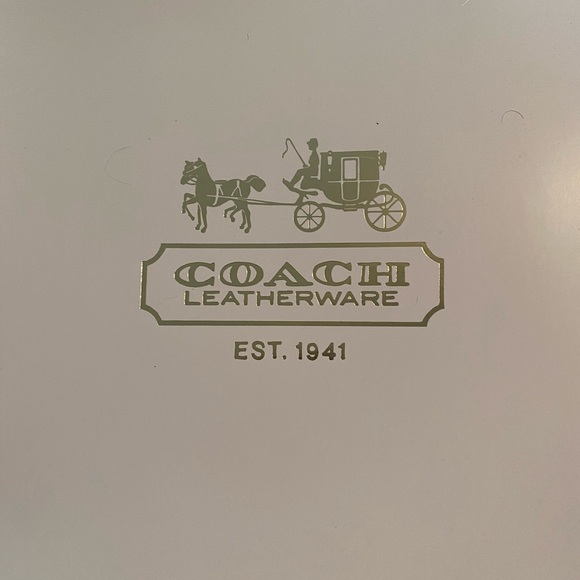 Coach satin/leather shoulder & crossbody handbag - Picture 8 of 14